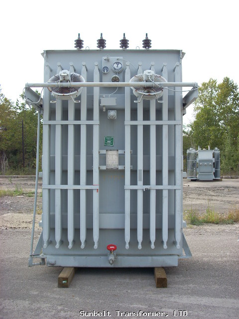 2500 kVA  67000 Delta Pri., 12470Y/7200 Sec., G.E., reacondicionado, (3)