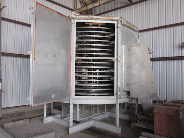 Wyssmont Turbo-Dryer 016, inoxidable 316, 16 caharolas 102" diámetro, #106497