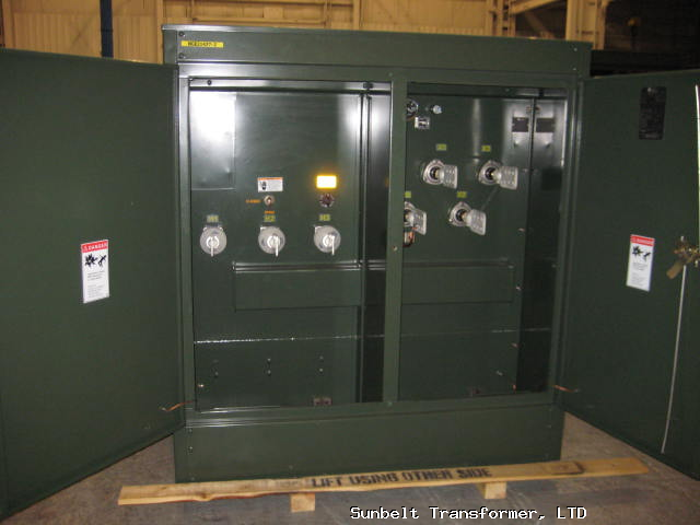 1500 kVA   4160 Delta Pri., 480Y/277 Sec., G.E., reacondicionado, (3)