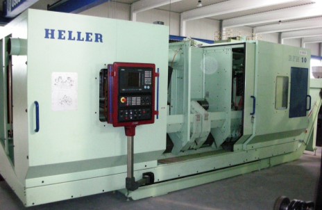 17.7" x 31.5" Heller RFN102800, 2 husillos, CNC Siemens Sinumerik 840D, 80kW, 2000