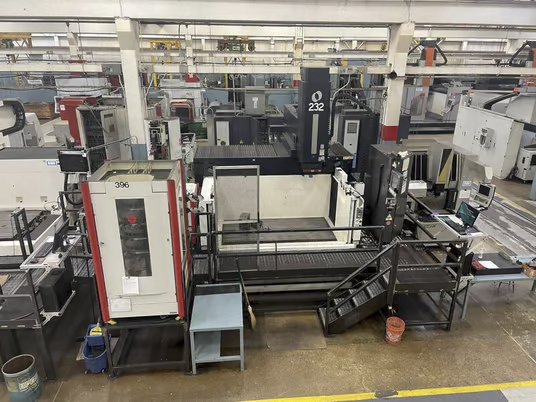 78.74"X 27.55"Y 23.62"Z Makino EDNC207, CNC MGH5, mesa 98.42"x47.24", 2008,#7655